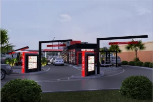 Rally's restaurant rendering